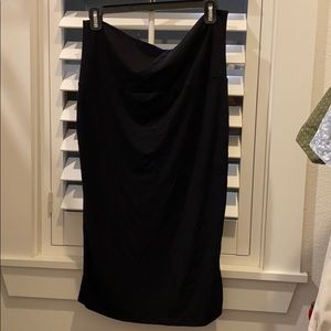 Maternity fold over skirt